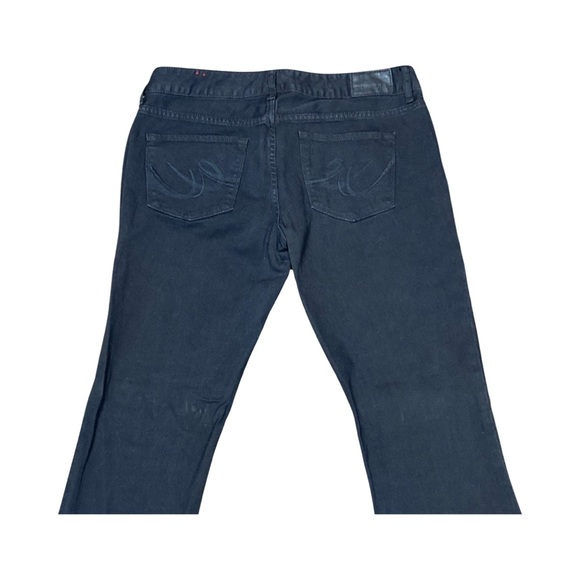 Express Jeans Womens Stella Skinny Leg Size 8R Black Dark Wash - Picture 5 of 15